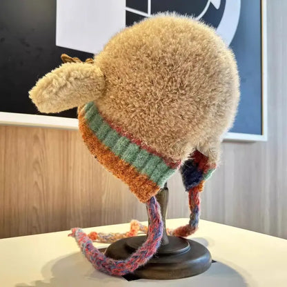 Gorro de reno peludito
